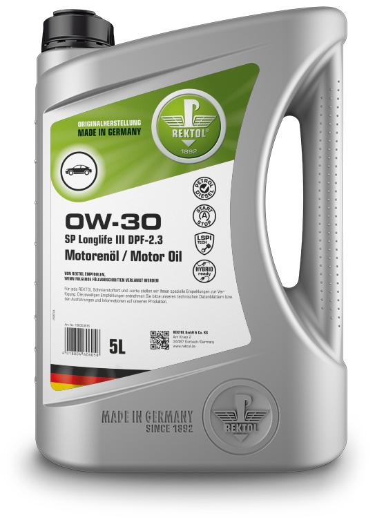 0W-30 SP Longlife III DPF-2.3